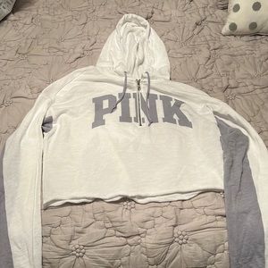 PINK cropped hoodie